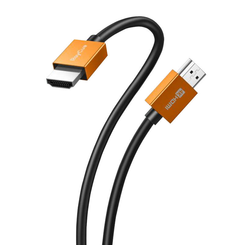 HDMI na HDMI 2.0 4K60Hz PVC RayCue kabel, 2m (crni) (paket od 5 komada)