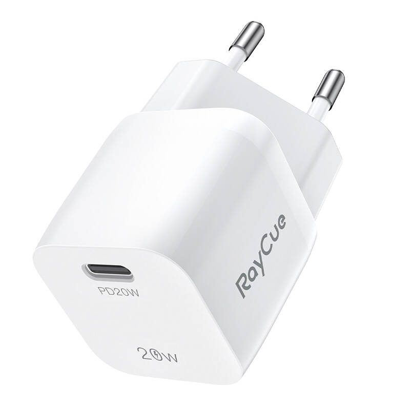 RayCue USB-C PD 20W EU mrežni punjač (bijeli)