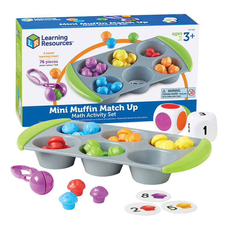 Mini Muffin Match Up Set matematičkih aktivnosti Resursi za učenje LER 5556