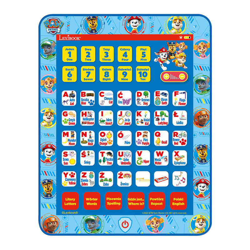 Dvojezični obrazovni tablet Paw Patrol Lexibook