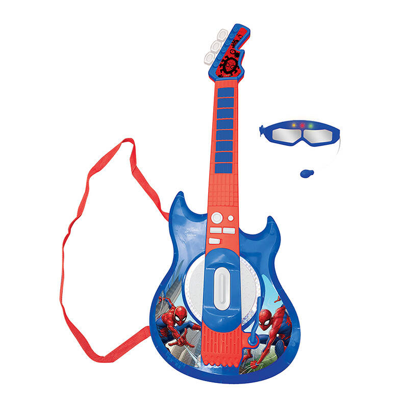 Elektronička gitara s mikrofonom Spiderman Lexibook