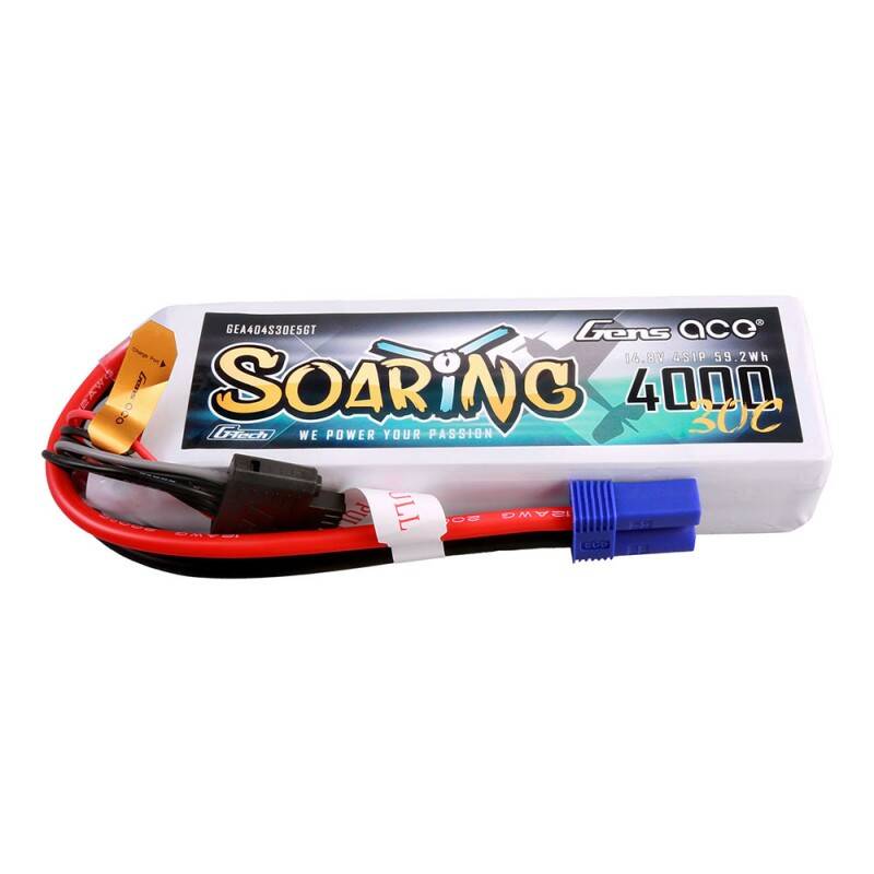 Gens ace G-Tech Soaring 4000mAh 14.8V 30C 4S1P Lipo baterija