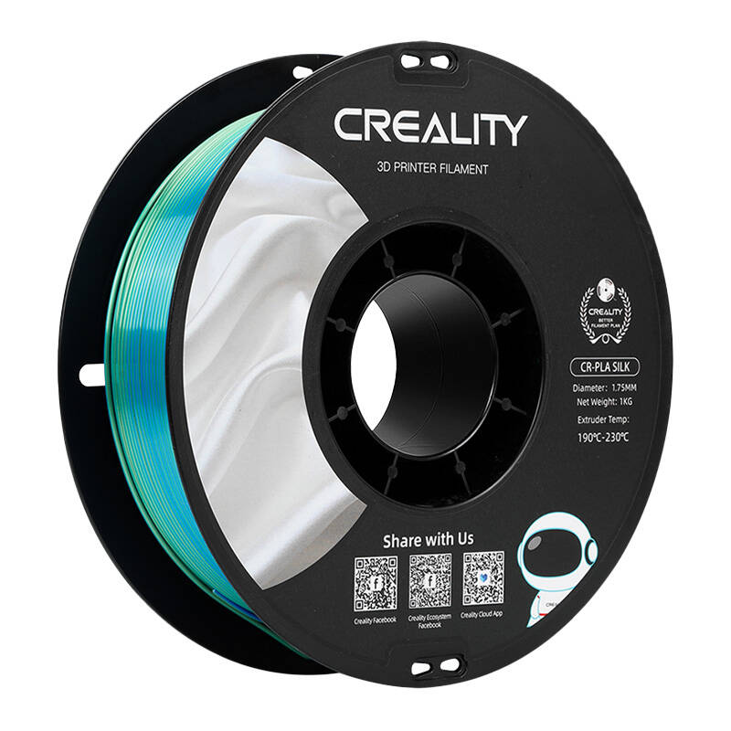 CR-Silk PLA Filament Creality (plavo-zelena)