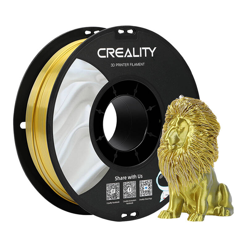 CR-Silk PLA Filament Creality (zlatno-srebrni)