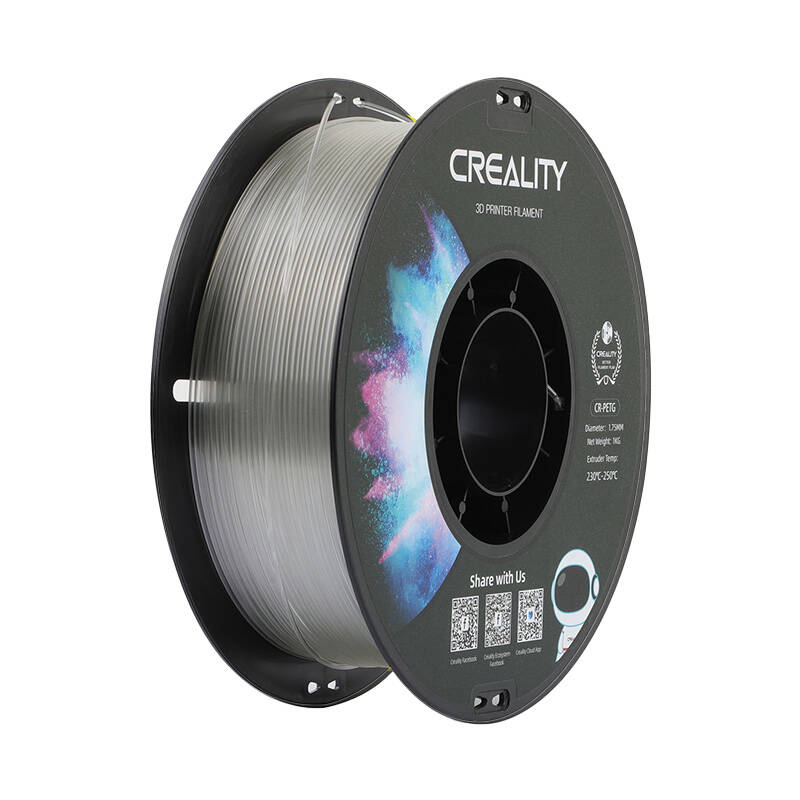 CR-PETG filament Creality (proziran)