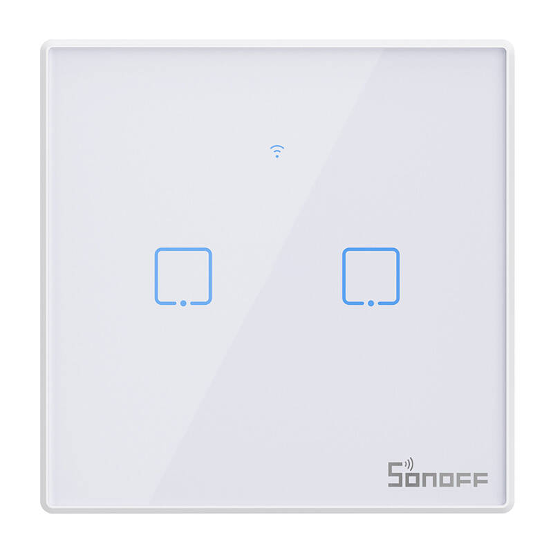 Smart Switch WiFi + RF 433 Sonoff T2 EU TX (2-kanalni) ažuriran