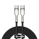 Kabel USB-C na USB-C Baseus Cafule, 100W, 2m (crni) (paket od 5 komada)