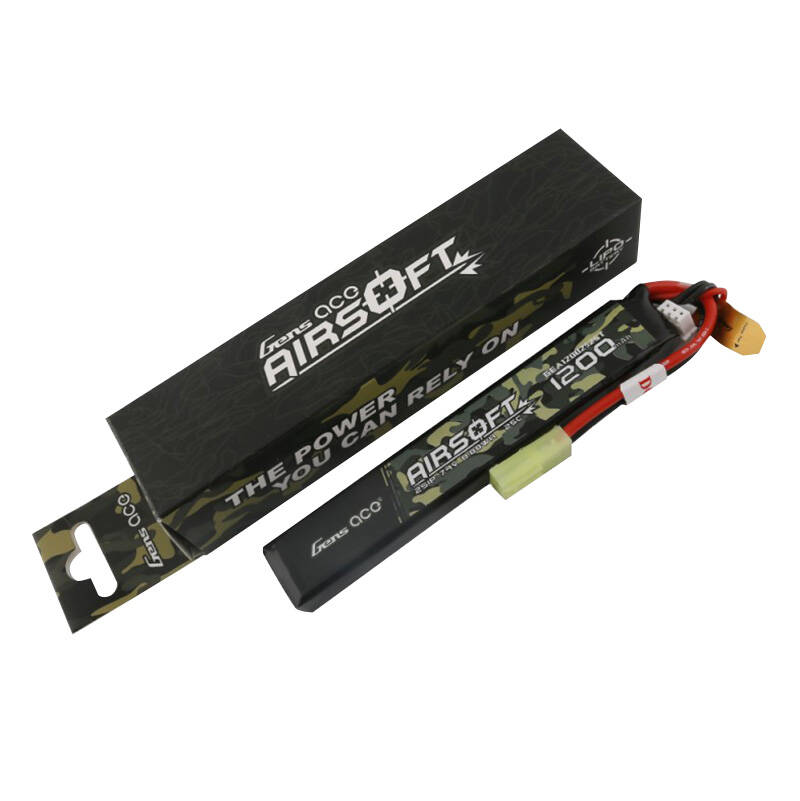 Lipo baterija GENS ACE AIRSOFT GUN 1200mAh 7.4V 2S1P 25C