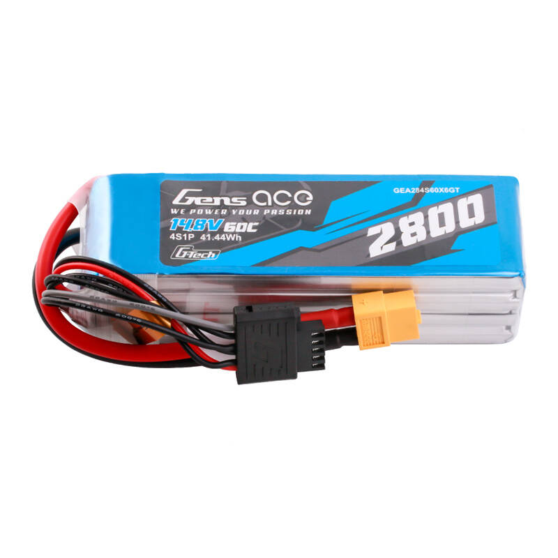 Gens ace G-Tech Soaring 2800mAh 14.8V 60C 4S1P LiPo XT60