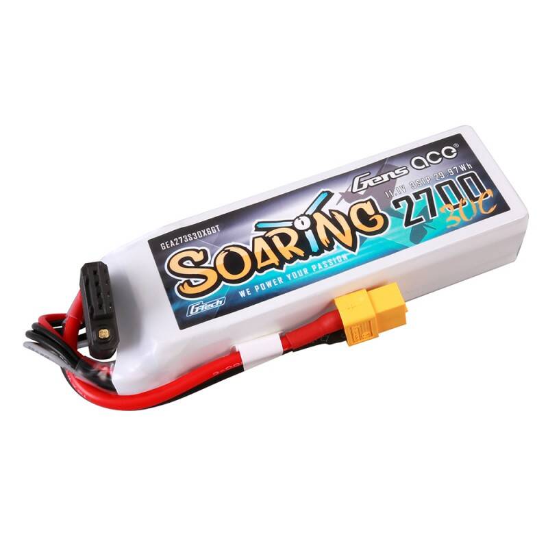 Gens ace G-Tech ogromna 2700mAh 11.1V 30C 3S1P LiPo baterija