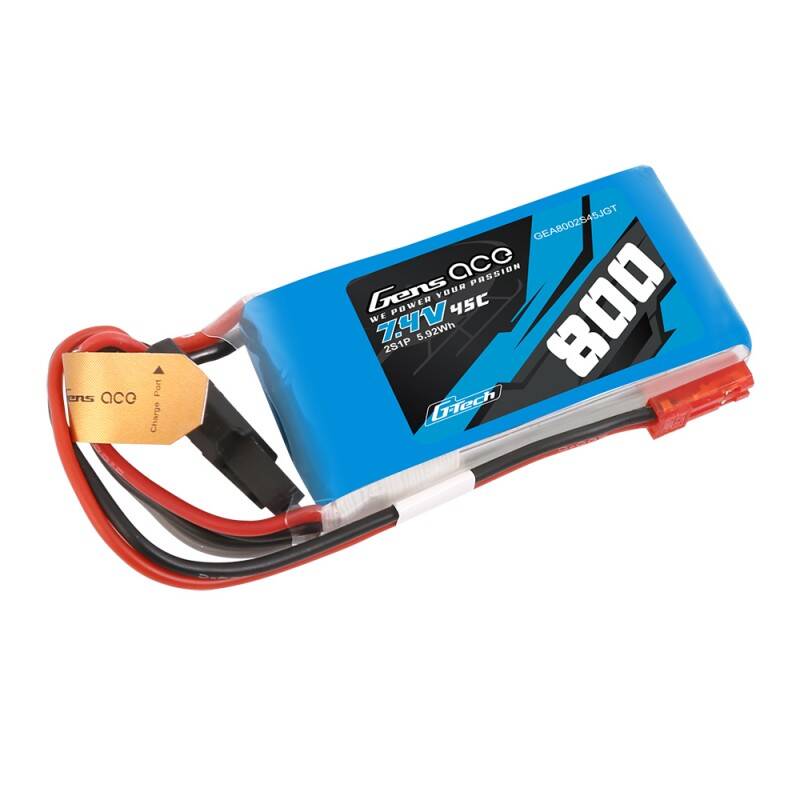 Gens ace G-Tech Lipo 800mah 7,4V 45C 2S1P Lipo baterija