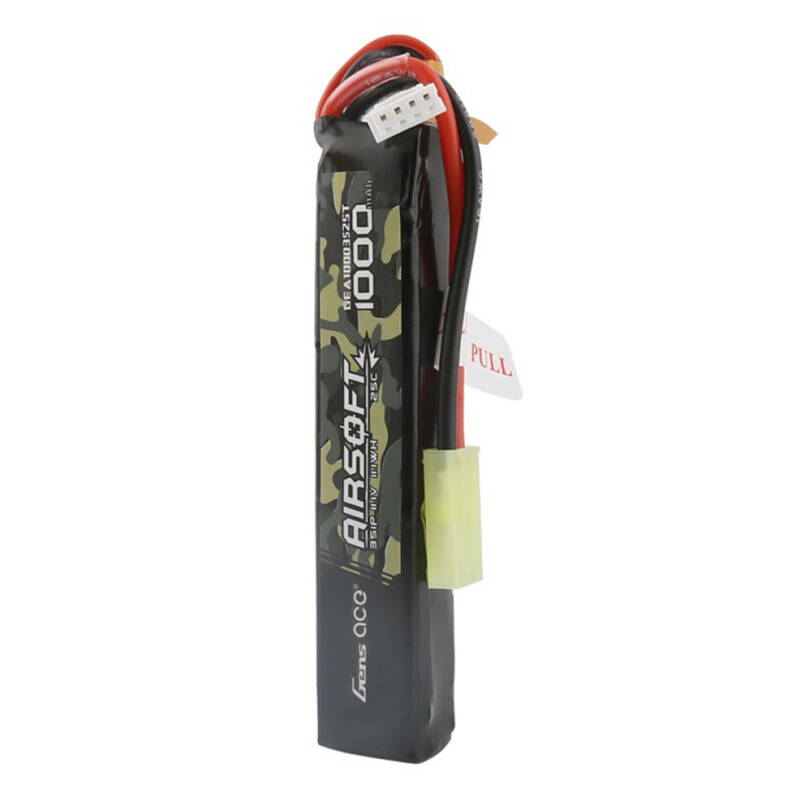 Gens ace 25C 1000 mAh 3S1P 11,1 V Airsoft Gun Lipo baterija s mini Tamiya utikačem