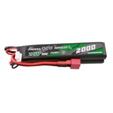 Gens Ace 25C 2000 mAh 2S2P 7,4 V Saddle Airsoft Gun Lipo baterija s Mini Deans(T) utikačem