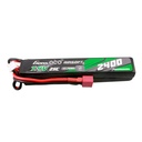 Gens ace 25C 2400 mAh 2S2P 7,4 V Saddle Airsoft Gun Lipo baterija s Mini Deans(T) utikačem