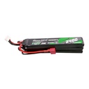 Gens ace 25C 2400mAh 3S2P 11.1V NUNCHUCK 3X Airsoft Gun Lipo baterija s Deans(T) utikačem