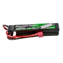 Gens ace 25C 3000 mAh 2S2P 7,4 V Saddle Airsoft Gun Lipo baterija s Mini Deans(T) utikačem