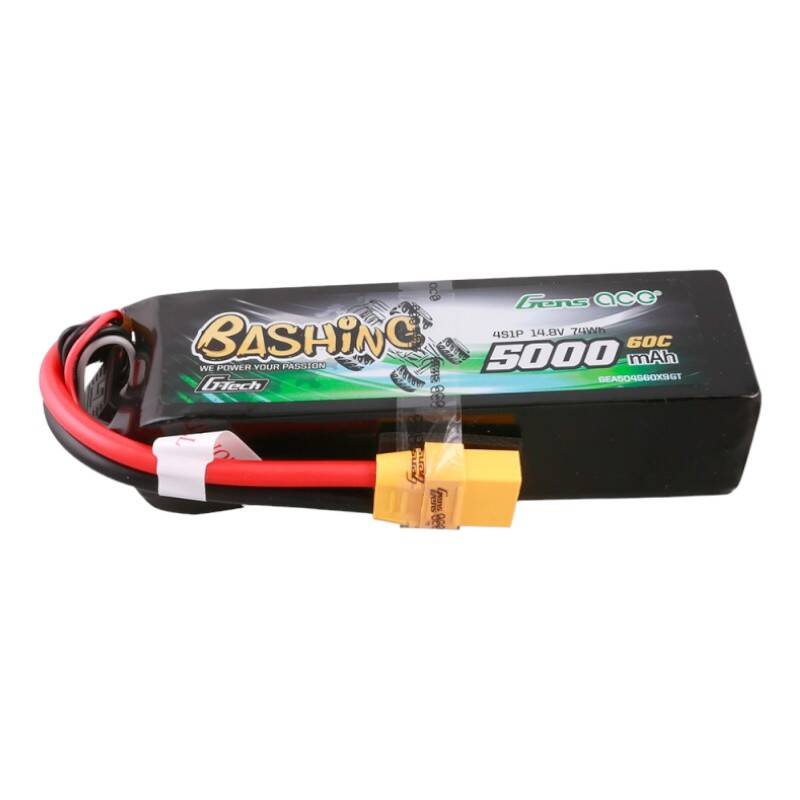 Gens ace G-Tech 5000 mAh 14,8 V 4S1P 60C Lipo baterija s XT90 Plug-Bashing serijom