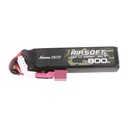 Gens Ace Lipo 800MAH 11.1V 25C 3S1P Airsoft Gun Lipo baterija s T (Dekan) utikačem