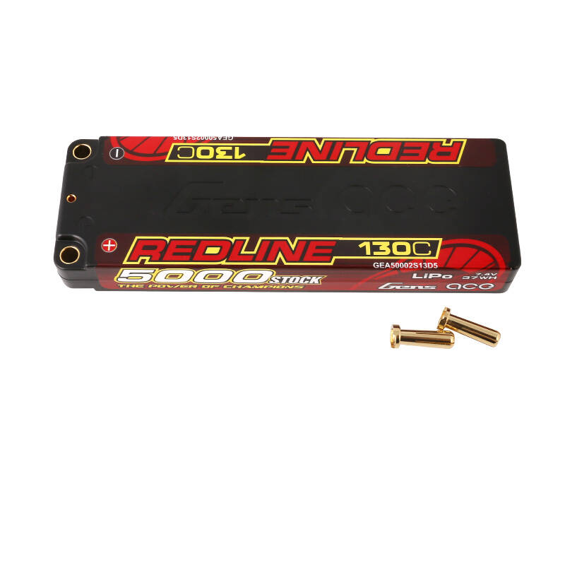 Gens ace Redline Series 5000mAh 7.4V 130C 2S1P HardCase 56# HV Lipo baterija