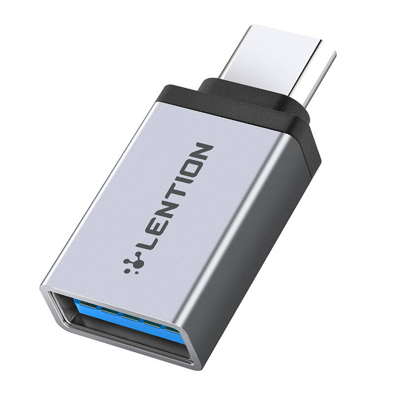 USB-C na USB 3.0 adapter Lention (srebrni)