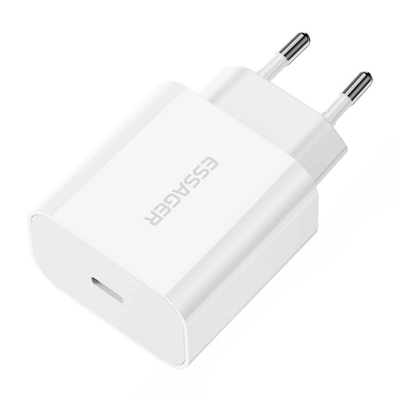 Punjač USB-C 20W Essager PD (bijeli)