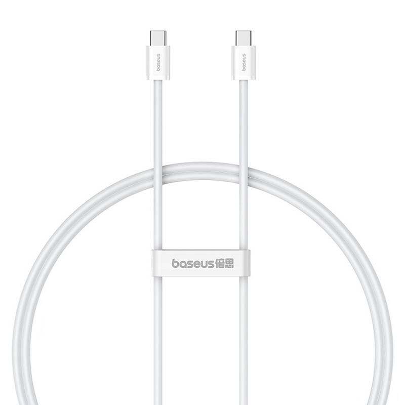 Baseus Superior 2 100W 1m USB-C na USB-C kabel za brzo punjenje (bijeli) (paket od 5 komada)