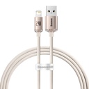 Baseus Crystal Shine USB kabel za iP, 2.4A, 1.2m (ružičasti) (paket od 5 komada)