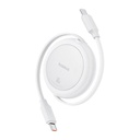 Baseus Free2Pull Mini USB-C na USB-C USB kabel, 60W, 1, (bijeli) (paket od 3 komada)