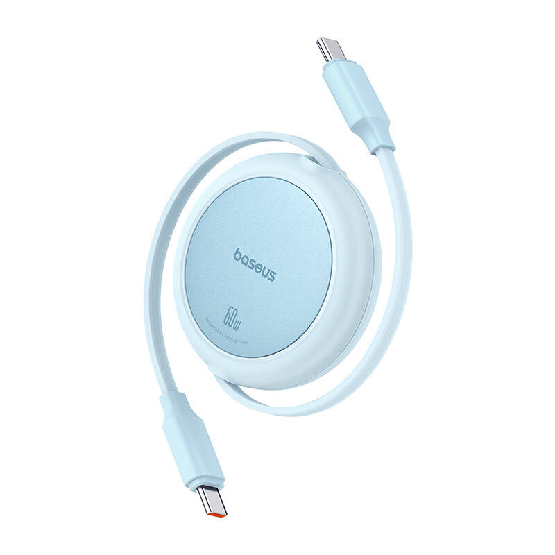 Baseus Free2Pull Mini USB-C na USB-C 60W USB kabel, 1m (plavi) (paket od 5 komada)