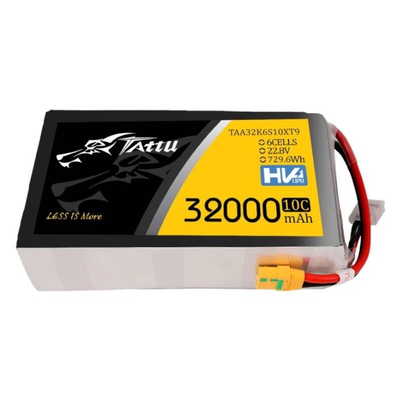 Tattu 32000 mAh 22,8 V 10C 6S1P Lipo baterija s XT90-S