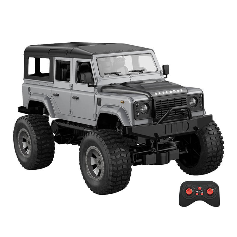 Auto na daljinsko upravljanje 1:8 Double Eagle (sivo) Land Rover Defender E375-003