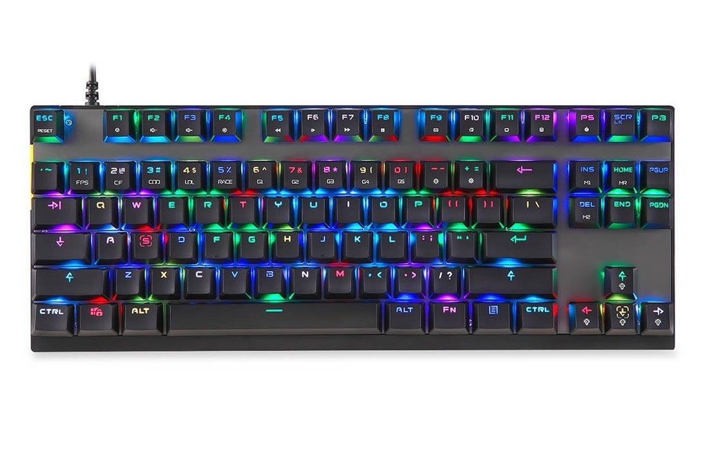 Mehanička gaming tipkovnica Motospeed K82 RGB (crna)