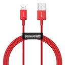 Baseus Superior Series kabel USB na iP 2.4A 1m (crveni) (paket od 5 komada)