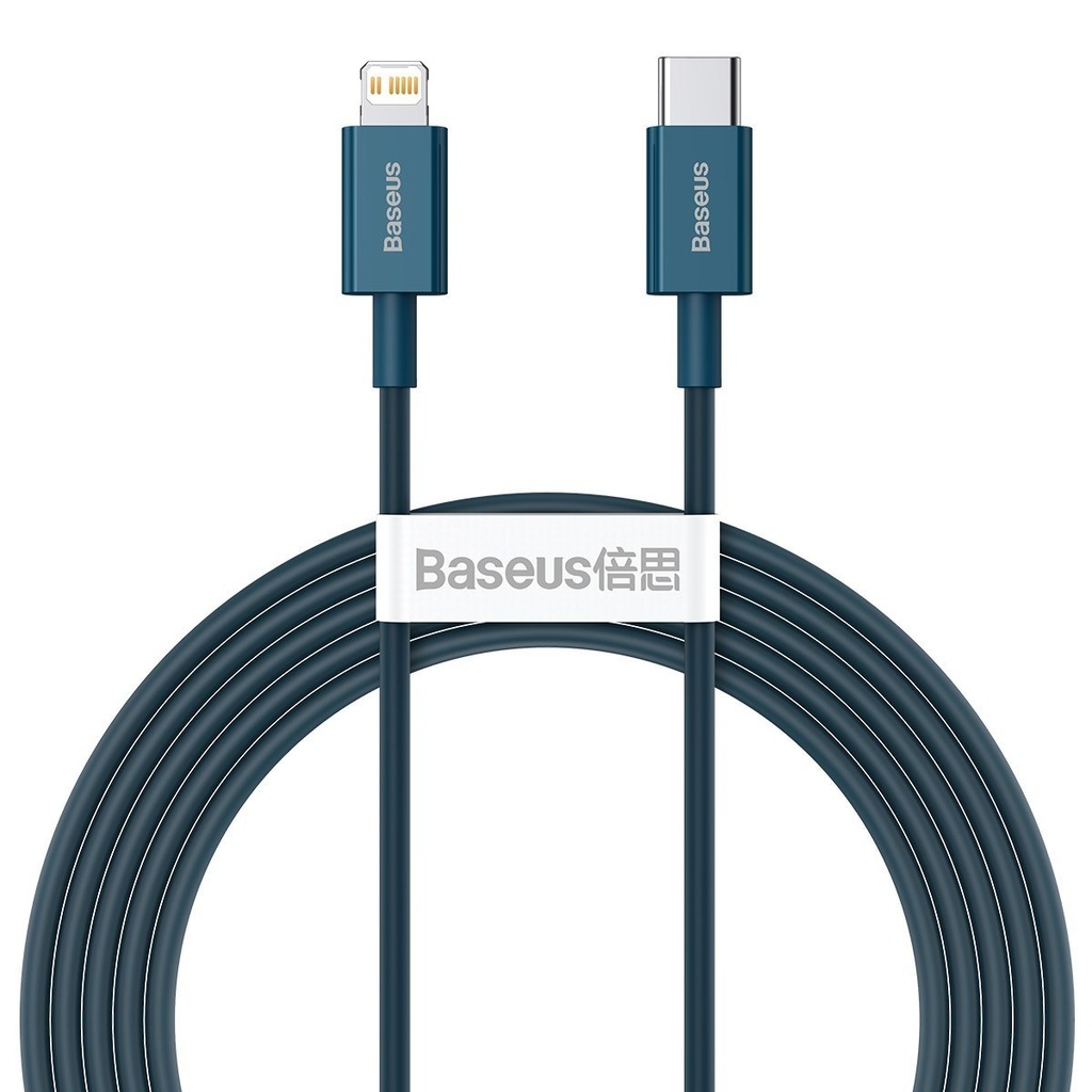 Baseus Superior Series kabel USB-C na iP, 20W, PD, 2m (plavi)