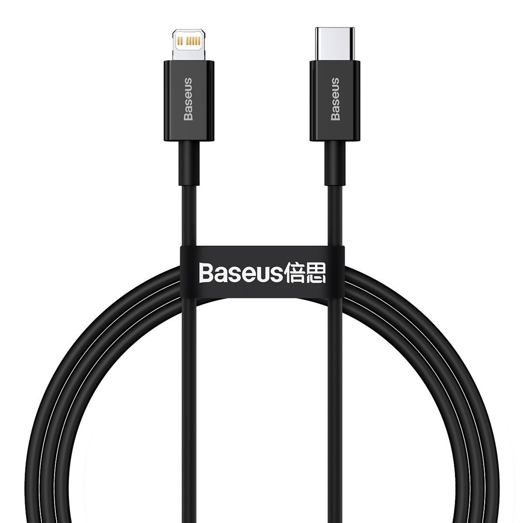 Baseus Superior Series kabel USB-C na iP, 20W, PD, 1m (crni)