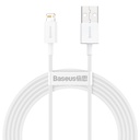 Baseus Superior Series kabel USB na iP 2.4A 2m (bijeli) (paket od 5 komada)