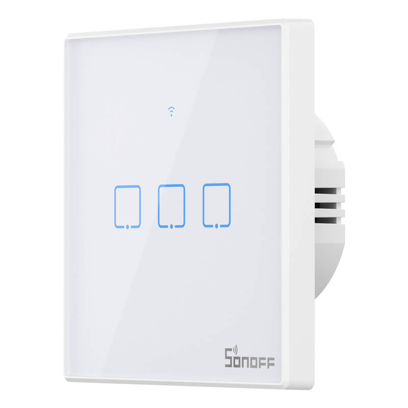 Smart Switch WiFi + RF 433 Sonoff T2 EU TX (3-kanalni) ažuriran