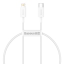 Baseus Superior Series kabel USB-C na Lightning, 20W, PD, 0,25m (bijeli) (paket od 5 komada)