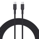 USB-C na USB-C kabel Aukey CB-KCC102, 100W, 1,8m (crni)