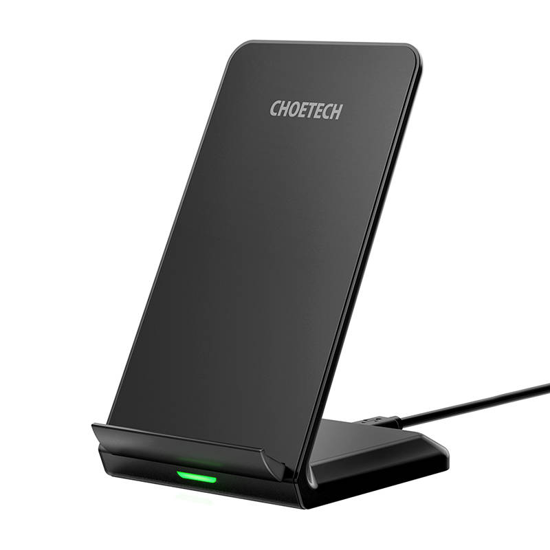 Choetech 10W induktivni bežični punjač sa postoljem (crni)