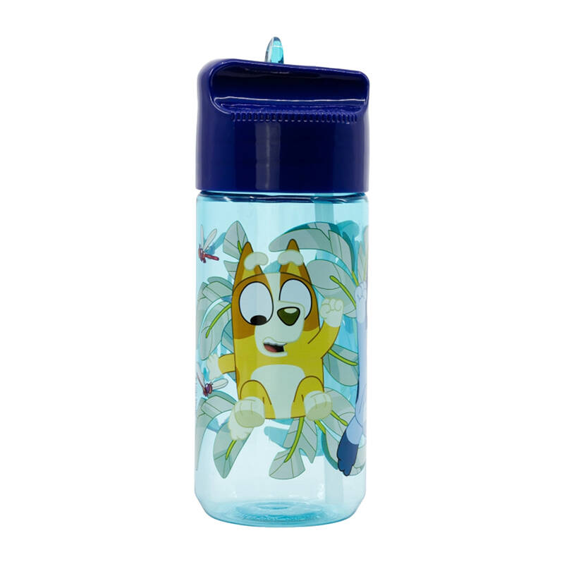 Boca za vodu sa slamkom za djecu STOR 50636 430 ml Bluey (plava)