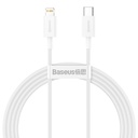 Baseus Superior Series kabel USB-C na Lightning, 20W, PD, 1,5m (bijeli)