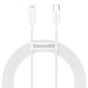 Baseus Superior Series kabel USB-C na Lightning, 20W, PD, 2m (bijeli)