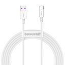 Baseus Superior Series kabel USB na USB-C, 66W, 2m (bijeli) (paket od 5 komada)