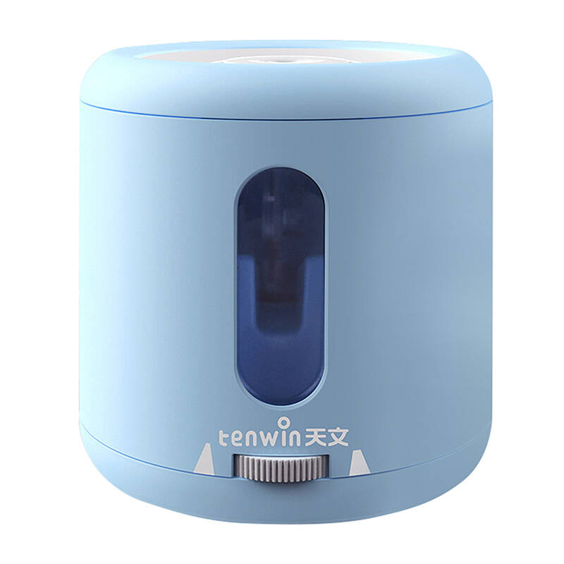 Tenwin 8035-3 baterijsko/USB električno šiljilo s spremnikom (plavo) (paket od 5 komada)