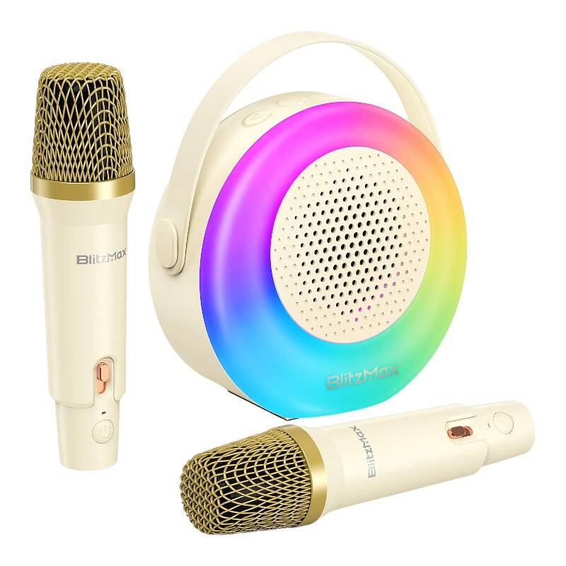 Karaoke set za djecu BlitzWolf BM-K10 (bež)