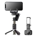 Gimbal/stativ APEXEL Q18 sa svjetlom (crni)