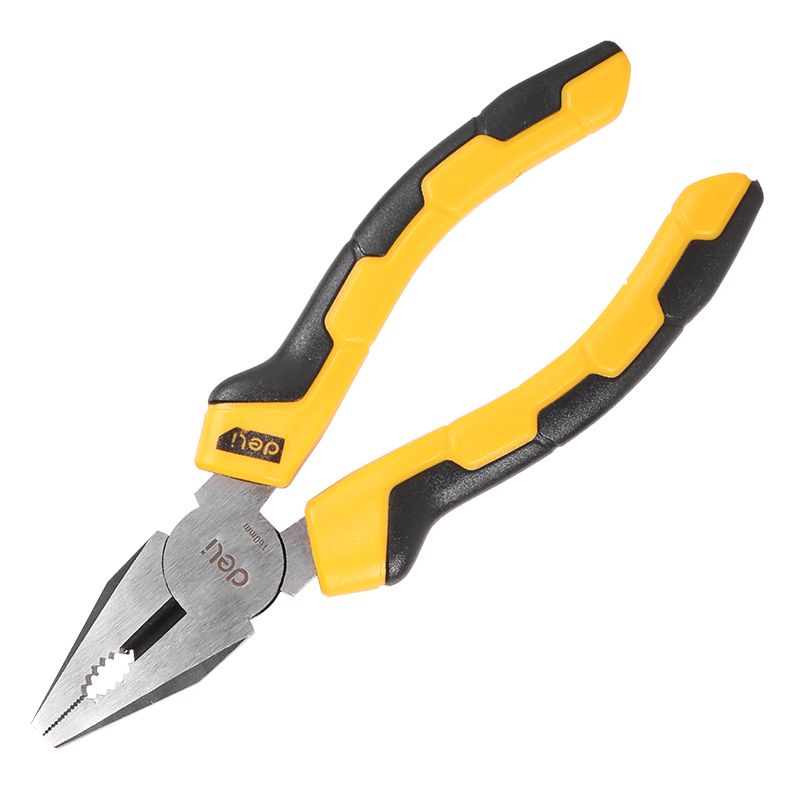 Kombinirana kliješta 6" Deli Tools EDL2006 (žuta) (paket od 5 komada)