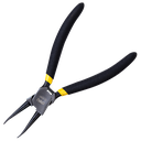 Ravna kliješta za unutarnje osigurače 7" Deli Tools EDL0341 (crna) (paket od 2 komada)