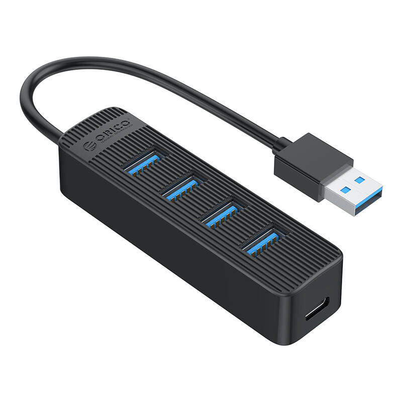 Orico TWU3 USB na 4x USB 3.0 hub adapter (crni)